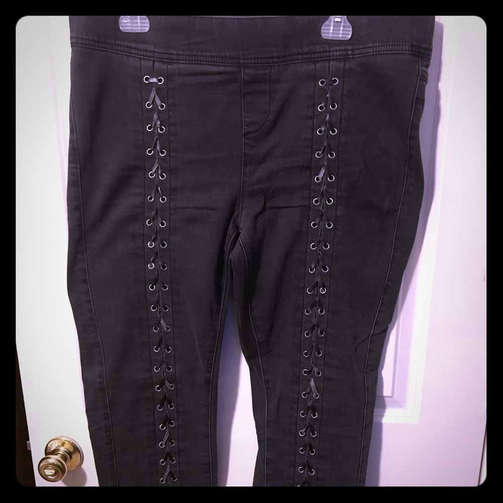 Torrid laceup jeggings